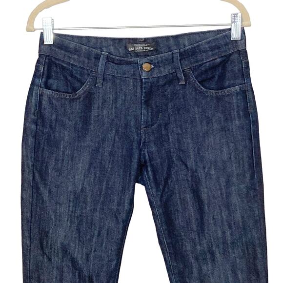 James Jeans Ritchie  Dry Aged Denim Straight Leg Ankle Dark Wash Size 28 - Picture 6 of 16